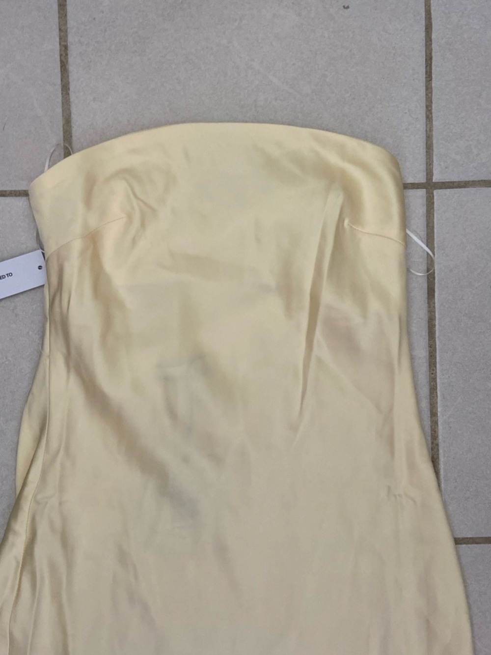 Princess Polly Haley Maxi Dress in Soft Yellow Satin